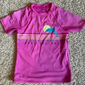 Land’s End Rash Guard - Girls Medium 8